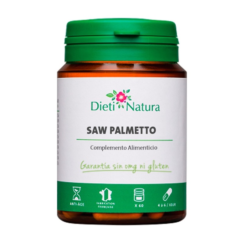Saw Palmetto 60 y 200 Cápsulas Confort urinario. Dieti Natura