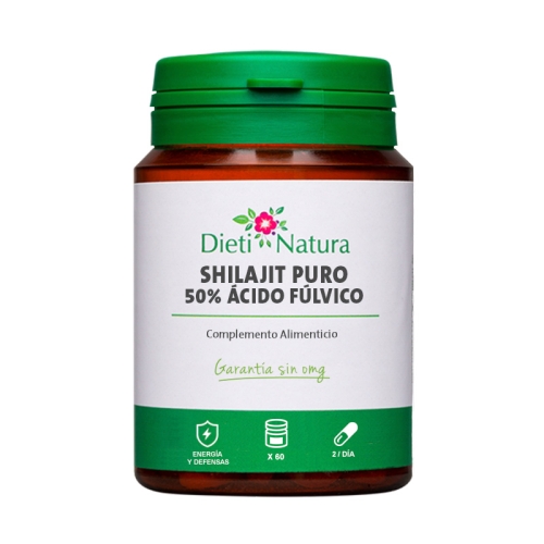 Shilajit puro - 50% de ácido fúlvico
