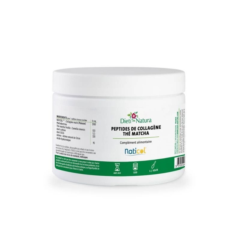 Colágeno en polvo té matcha
