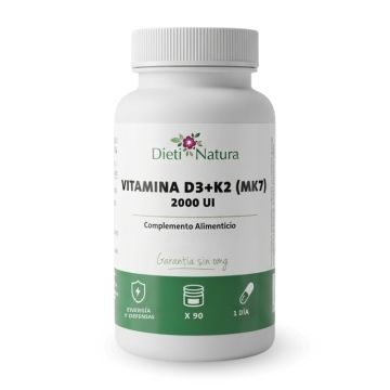 Vitamina D3 + K2 (MK7) 2000 UI