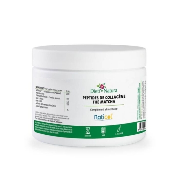 Colágeno en polvo té matcha